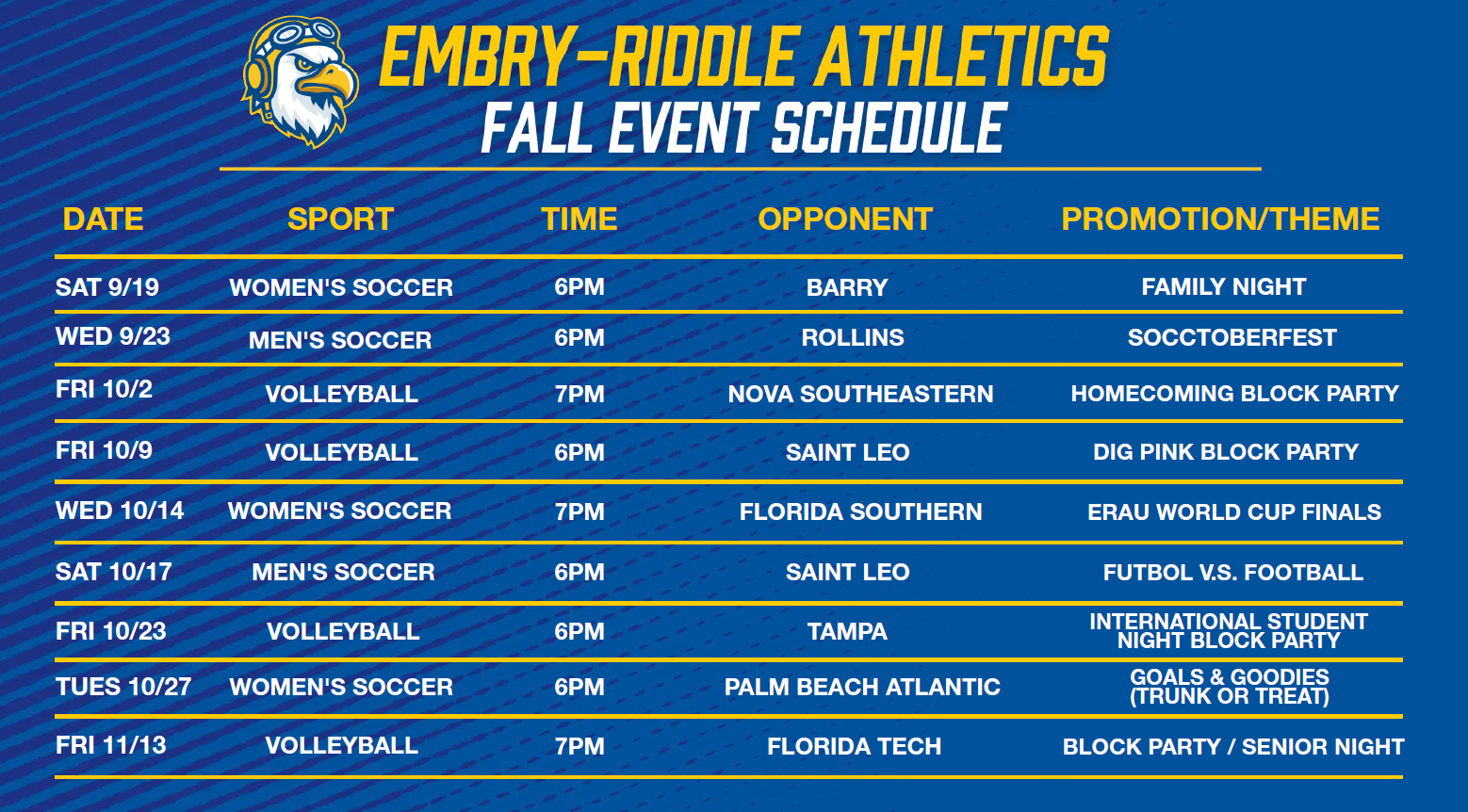 Athletics-EventList