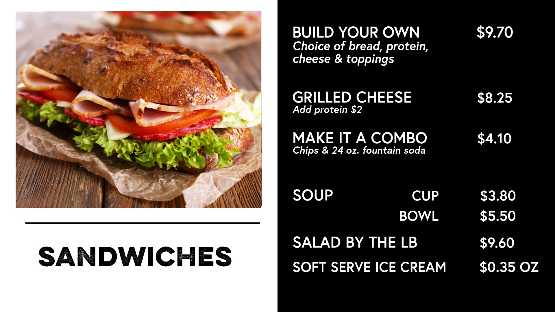 Iggys Menu Fall 2026