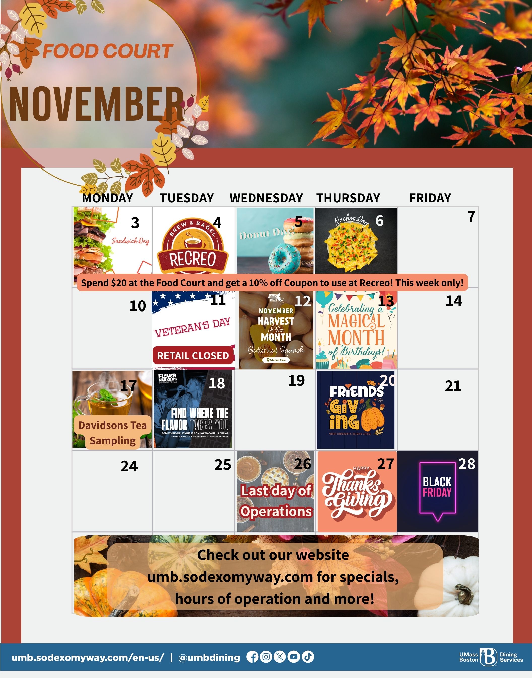 FoodCourt november 2025