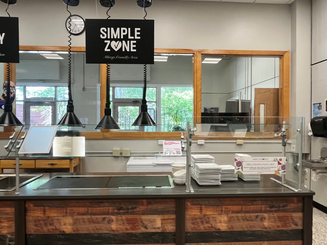 simple zone prepared with care