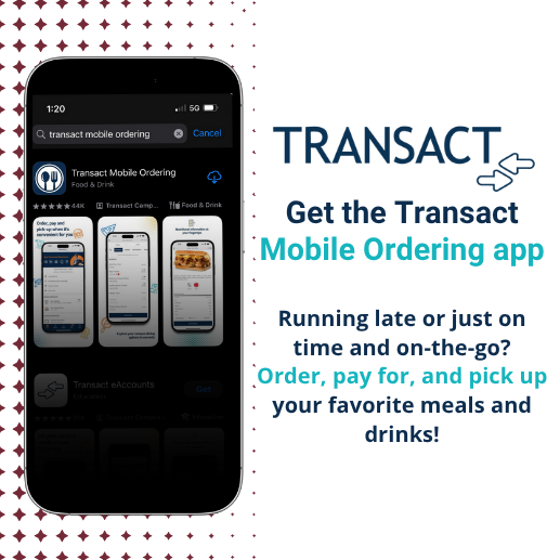 Transact App for ordering on the go logo